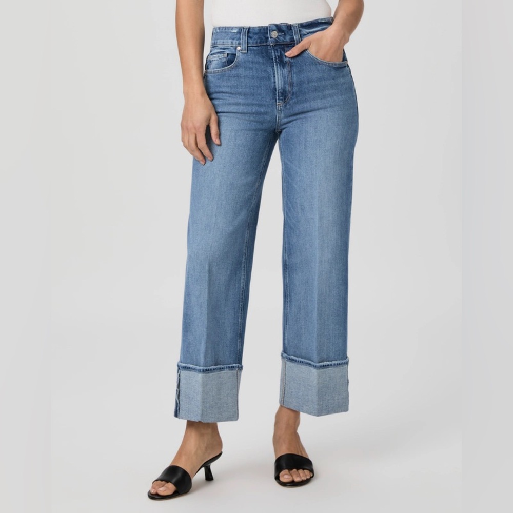 PAIGE Sasha Ankle Wide Leg Jean size 27 new with tags.